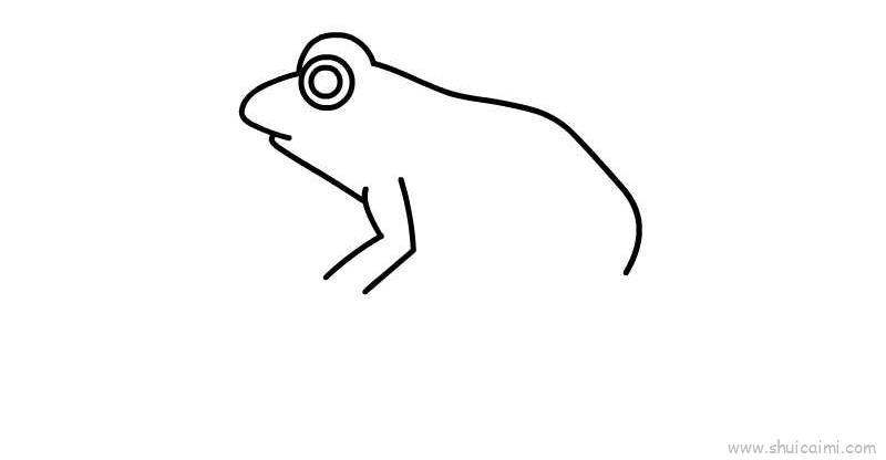 青蛙儿童画怎么画 青蛙简笔画好看