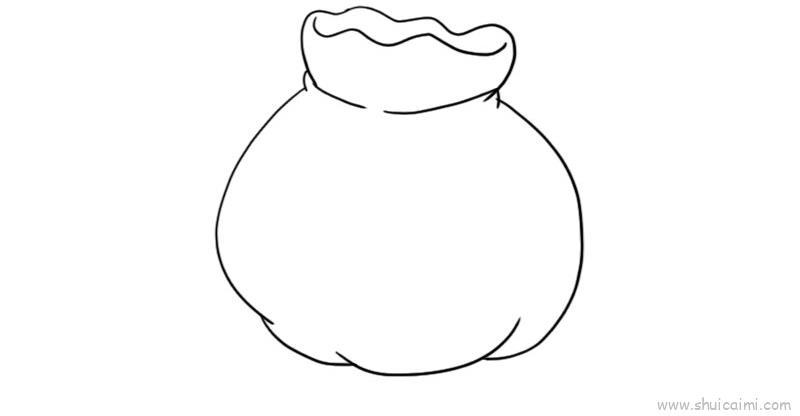 新春福袋儿童画怎么画 新春福袋简笔画简单