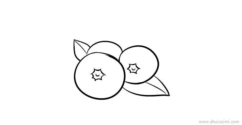 蓝莓儿童画怎么画 蓝莓简笔画图片大全