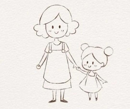 妈妈抱着宝宝的画简笔画简笔画图片大全普车都