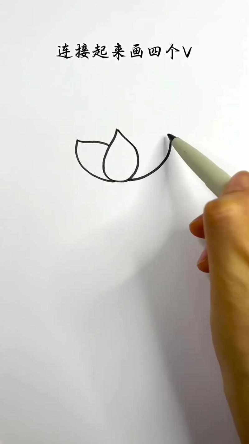 今天给大家分享一个超级简单的荷花教程一起来抖音