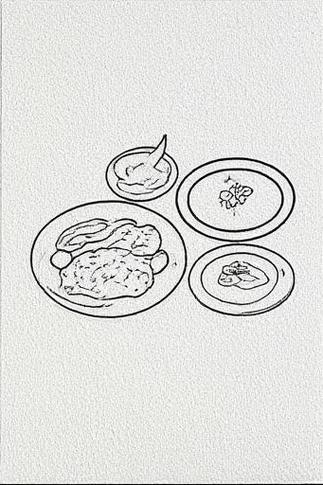 一日三餐简笔画