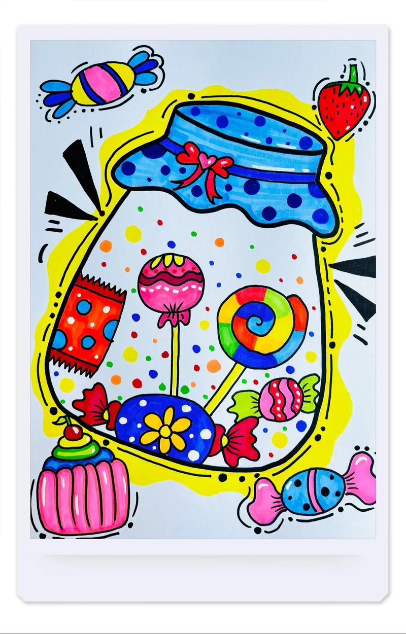 六一儿童节快到了小朋友们有属于自己的糖果罐吗画一抖音