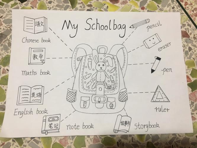 四年级人教版英文简笔画