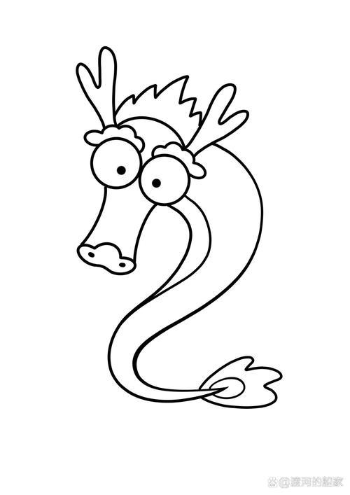 龙年简笔画龙年到啦超简单的龙简笔画教你用简单的线条画一条可爱
