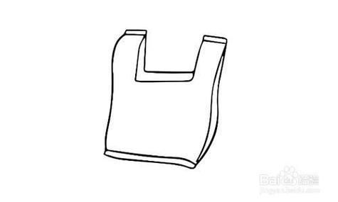 简笔画塑料袋怎么画