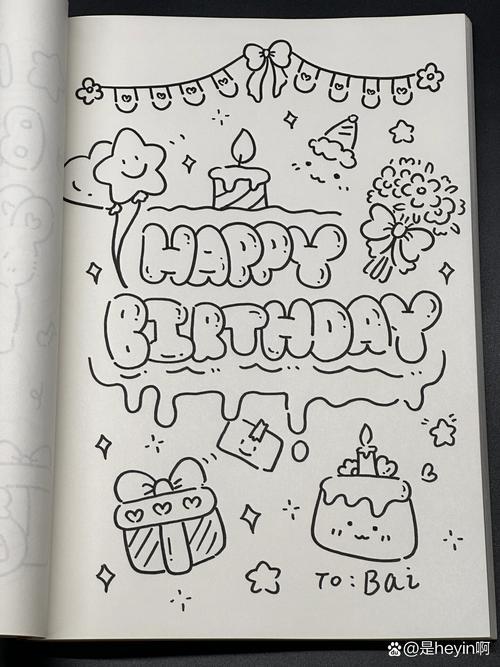 ins风简笔画手帐素材