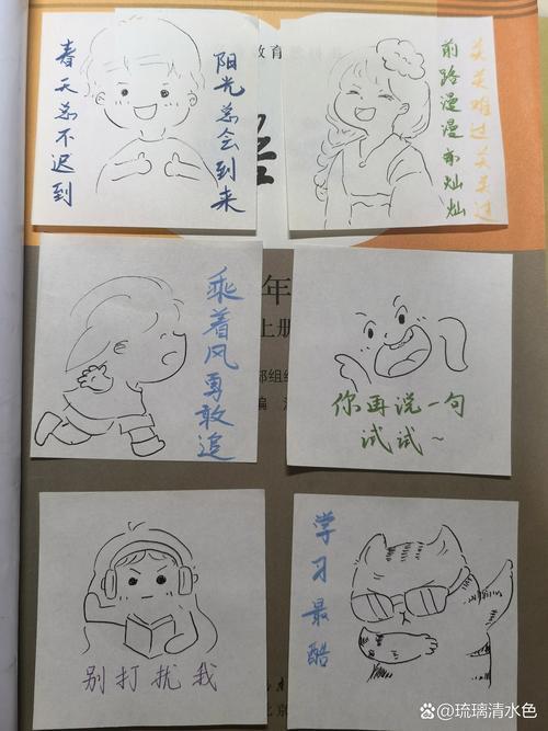 简笔画评语
