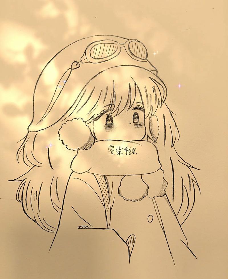 可爱的动漫人物简笔画教程绘画过程分享图文热点来了抖音