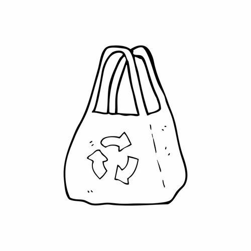 环保塑料袋怎么画