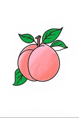 桃子简笔画来啦