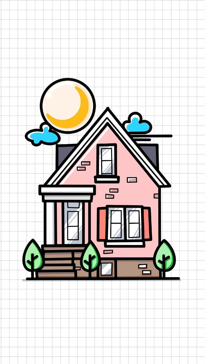 创作灵感房子简笔画简笔画图文伙伴计抖音