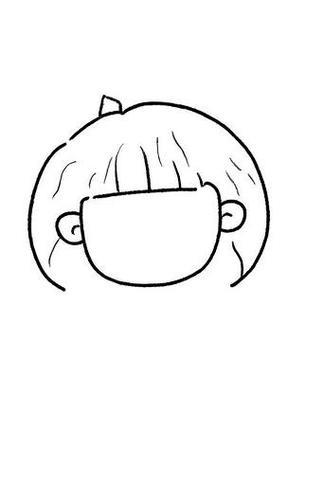 睡觉的女孩简笔画