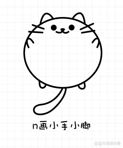 简笔画小猫咪