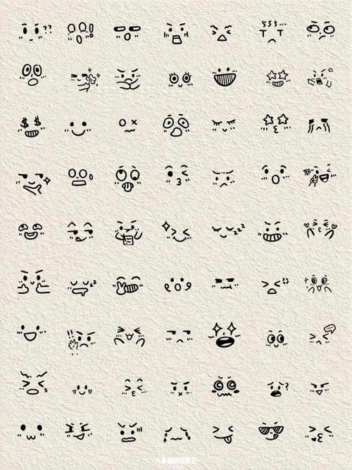 嘻嘻简笔画适合简笔画可爱小图案可爱简笔画小图案表情包简笔画