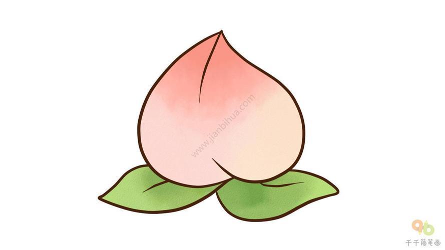 桃子图片简笔画