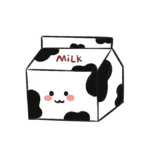 简笔画教程可爱牛奶盒绘制步骤