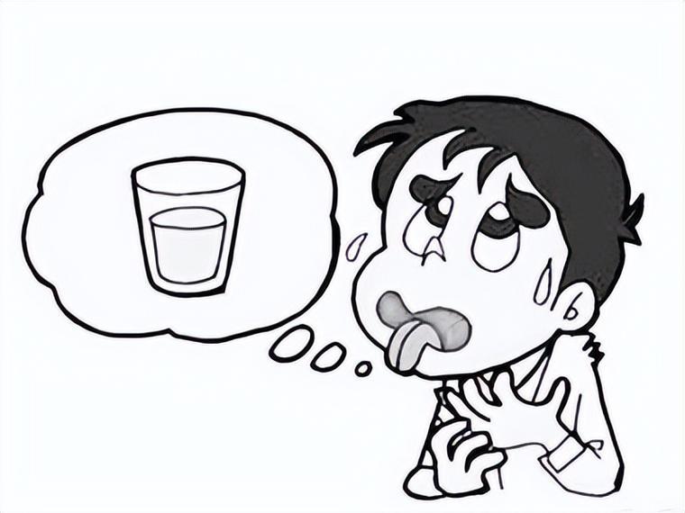 你是不是经常的口渴口干口中比较涩像含了一口沙子一样不停地喝水