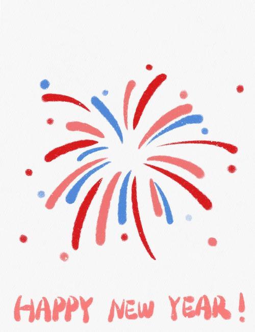 procreate简笔画烟花教程