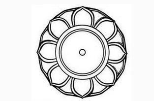 盘子简笔画