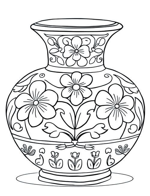 给他们一支画笔一个普通的花瓶就能变成五彩斑斓的艺术品