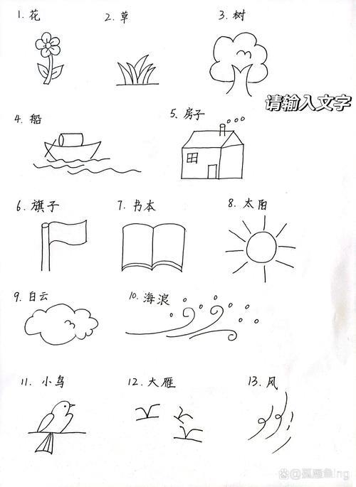 教师常用简笔画小学语文教师常用简笔画教师招聘板书常用日常教学